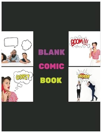 Blank Comic Book: Create Your Own Comics, Comic Templates for Drawing Paperback