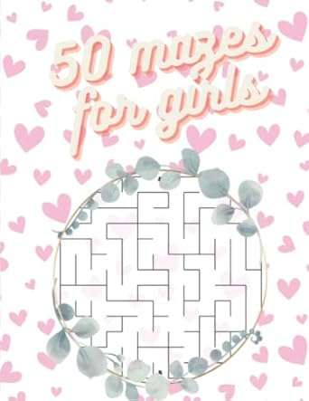 Maze Activity Book For Girls : Maze Activity Book for kids