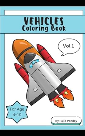 Vehicle Color Book for Kids