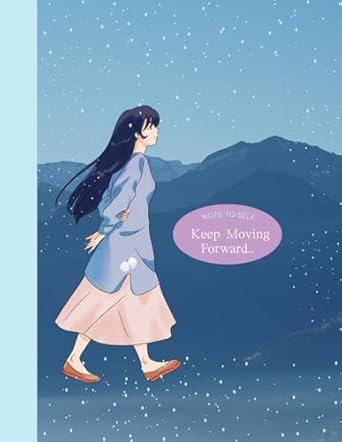 Cartoon/Anime/Teen/Girls/Positive Words Notebook/Journal!Sister/Daughter/Friend. Home/School/Class Notes/Reminders/Projects/Test Preparations & ... Gift! Stationary Paper.