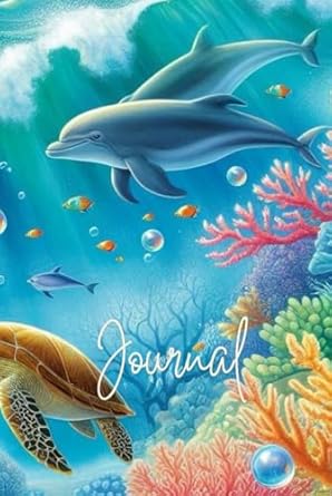 Undersea Journal: Dive into the Depths of Creativity! Lined...