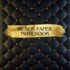 BLACK PAPER NOTEBOOK FOR WHITE INK AND GEL PENS: It is a notebook with black pages and lines designed especially for gel pens. You can write and draw on it uniquely and beautifully