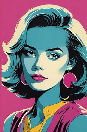 Blank Paper Sketchbook: Creative Girl Comic Cover Sketchbook: Blank 110-Page Journal for Students and Office, 5.25 x 8 inches