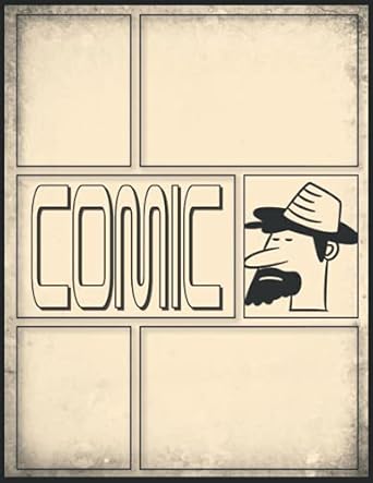 Blank Comic Book: Creative Anime Sketchbook to Create Your Own Comics, 100 Variant Templates, 8.5' x 11'