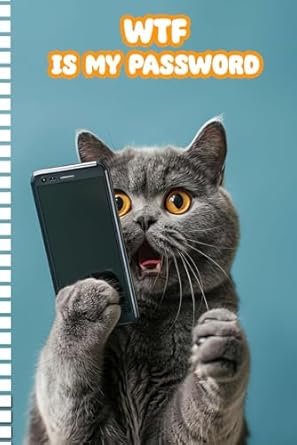 WTF is MY PASSWORD: Secure Password Record Keeper with Organized Sections