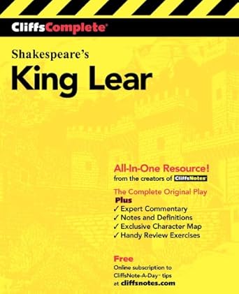 CliffsComplete Shakespeare's King Lear