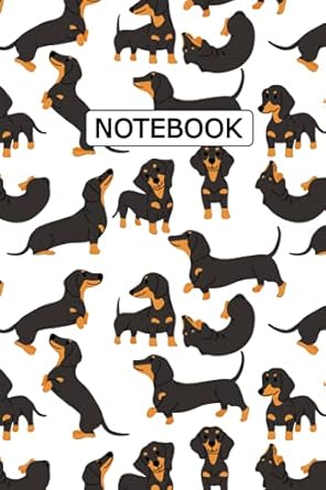 Dachshund Notebook: Dachshund Notebook Journal To Write Notes, Password, Notepad, To Do Lists - 6 x 9 Inches - 100 Pages