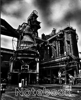Notebook Abandoned Factory (real photography): College Ruled |100 pages |7.5 x 9.25