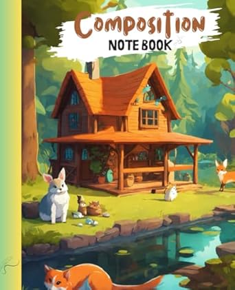 Composition Notebook: Wide Ruled Nature House