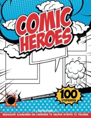 Teken Anime Strips Notebook: Komische Kunstboeken Voor Kinderen Van 4 Tot 8 Jaar Met Begeleide Sjablonen En Capaciteit Voor Kinderen En Volwassenen