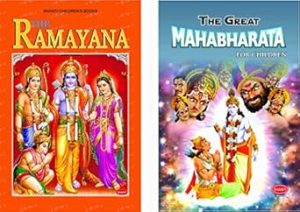 THE RAMAYANA & THE GREAT MAHABHARATA FOR KIDS - English ( Set of 2 Books )
