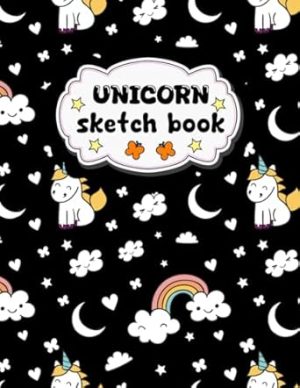 Unicorn Sketchbook: Drawing Unicorn Sketchbook for kids and girls