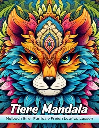 Tiere Mandala Malbuch: Tiere Mandala Malvorlagen, Komplizierte Designs Für Künstlerischen Ausdruck Und Achtsame Entspannung