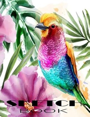 sketch book for drawing 120 blank pages, 8,5" x11", for Drawing, Writing, Painting, to adults and children (Fashion Premium Design)