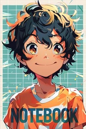 Notebook: Anime Boys Lined Journal | 6x9 IN, 110 Pages.