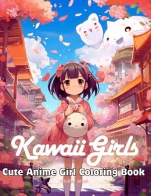 Kawaii Anime Girls Coloring Book for Teens and Kids: Super Cute Chibi Inspired Manga Girls Coloring Book. 50 Adorable Illustrations of Kawaii Japanese ... Outfits to Whimsical Accessories.