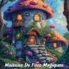 Maisons De Fées Magiques Livre de Coloriage: Page De Coloriage Des Maisons De Fées Magiques, Habitations Enchantées Pour L’Exploration Créative