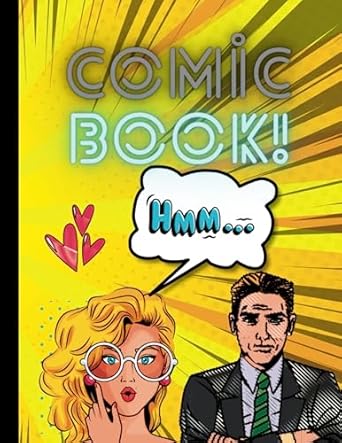 Blank Comic Book: 8.5 x 11 inch 120 pages - comic blank books for kids
