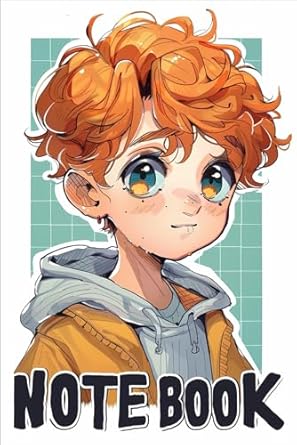 Notebook: Anime Boys Journal | 6x9 IN, 110 Pages.