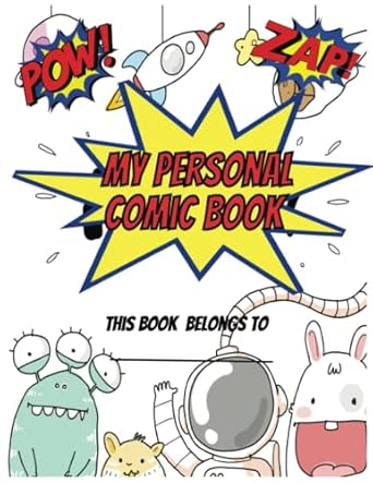 My Personal Comic Book: Blank Comic Book: 100 pages, 8.5X11 inches. Draw your own Comics