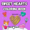 Sweet Hearts Coloring Book: Easy Drawings for Adults and Children