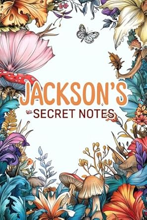 Jackson's Secret Notes: Secure Journal for Storing Passwords and Logins