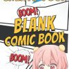 Create your blank comic book: Draw Your own Characters ,for kids 6-12 age with variety of templates