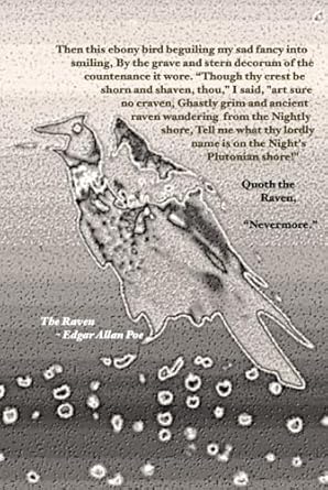 Poe's Raven II: A 120 page hardcover notebook, perfect gift for literature and poetry lovers, students and creators alike.