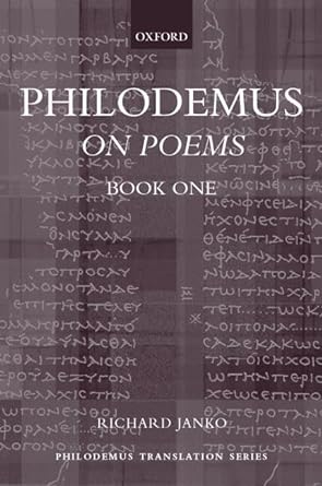 Philodemus, On Poems: Book 1