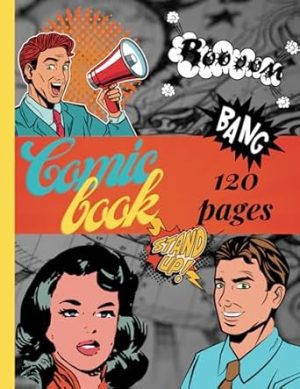 Blank Comic Book: 8.5 x 11 inch 120 pages comics