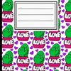 Kawaii Cactus Love Notebook: Wide Ruled Lined Paper Notebook Journal For Kids, Teens, Girls, Boys, and Students: 8.5"x11" Dimensions 155 Pages