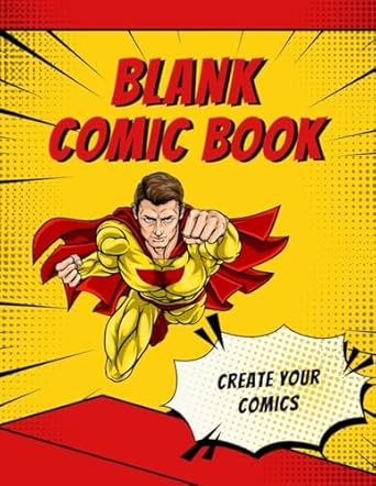 Create Your Own Comics: Blank Comic Book | 120 pages