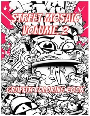 Street Mosaic #2 Graffiti Coloring Book