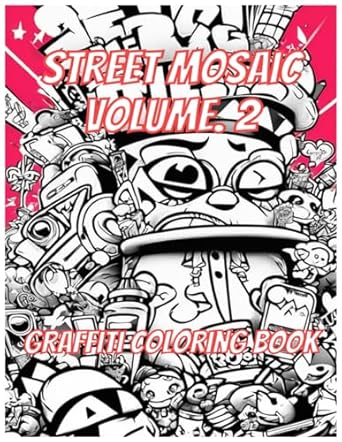 Street Mosaic #2 Graffiti Coloring Book