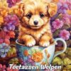 Teetassen Welpen Malbuch: Teetasse Schwänze: Entzückende Welpen Malvorlagen