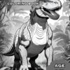 Dinosaur coloring book: awesome fiction dinosaur design