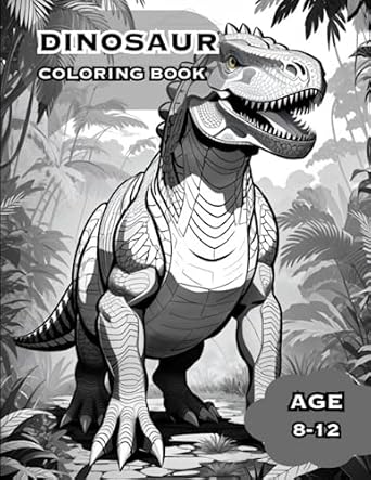 Dinosaur coloring book: awesome fiction dinosaur design