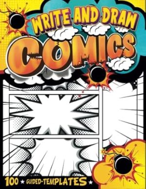 Comic Sketch Book Travel: Comic Travel Journal For Kids | Write And Draw Comic Strips Books