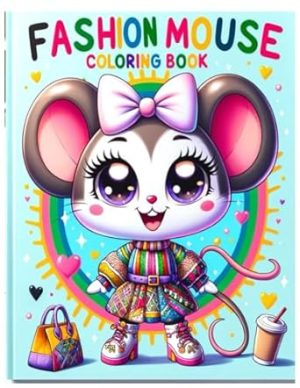 Fashion Mouse Coloring Book