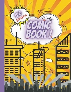 Blank Comic Book: 8.5 x 11 inch comics 120 pages comic book. for kids and adults