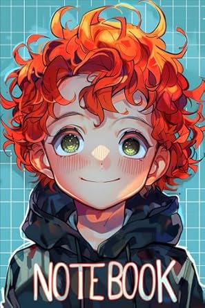 Notebook: Cute Anime Boys Journal | 6x9 IN, 110 Pages for Writing Ideas.