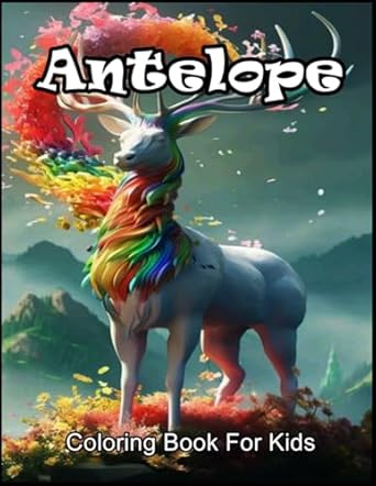 Antelope: Coloring For Kids, Amazing Coloring With Over 100 High-Quality Images For Fans.