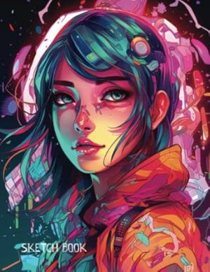 Sketch Book: Anime Manga Sketch Book For Teen Girls For Drawing And Sketching.