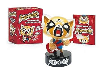 Aggretsuko Figurine and Illustrated Book: With Sound!
