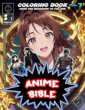 Anime Bible From The Beginning To The End Vol. 7 coloring book