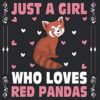 Just A Girl Who Loves Red Pandas Notebook Journal For Women Girls Kids Gift: Red Pandas Notebook Journal: Red Pandas Journal - 120 Page Paperback Notebook - (6"x9")