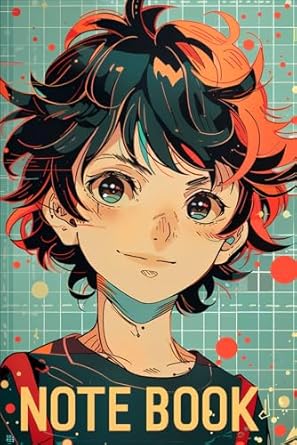 Notebook: Cute Anime Boys Journal | 6x9 IN, 110 Pages for Personal Projects.