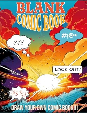 Blank Comic Book Use Your Own Imagination