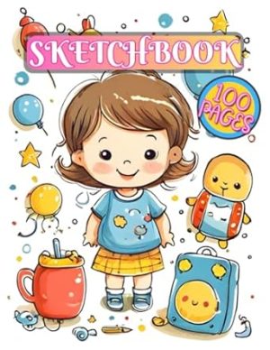 LARGE SKETCH PAD FOR TODDLERS: 100 PAGES SKETCH BOOK FOR KIDS. Age 1-6. A Drawing Pad for Toddlers to Draw, Sketch, Doodle and Paint. Regular Format Blank Pages for Children 8.5 x 11 inches.