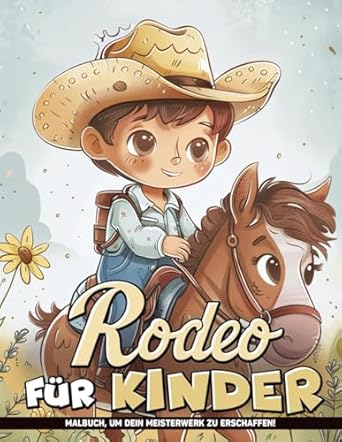 Rodeo Malbuch Für Kinder: Machen Sie Mit Bei Spaß Mit Rodeo Für Kinder-Ausmalbildern, Perfekte Geschenke Zur Stressbewältigung, Entspannung Und Achtsamkeit